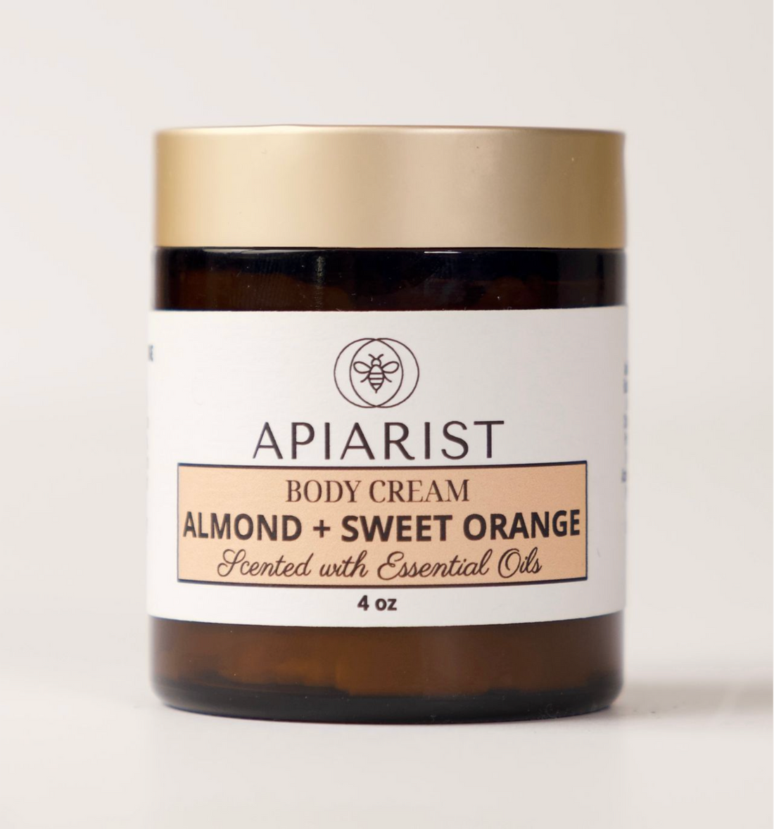 BODY CREAM (Essential Oils) Almond + Sweet Orange