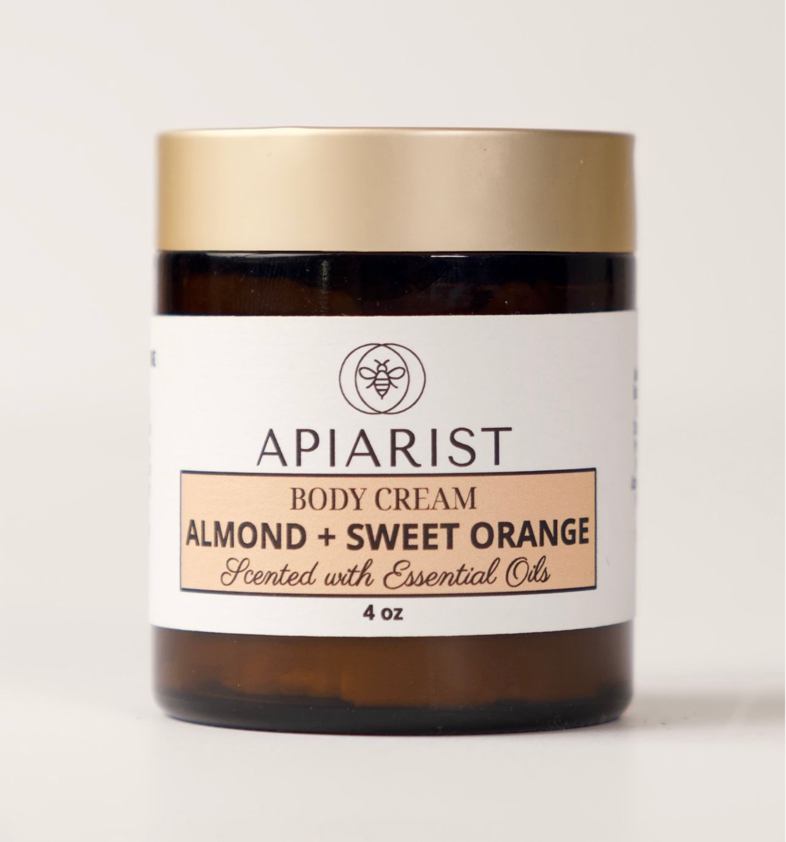 BODY CREAM (Essential Oils) Almond + Sweet Orange